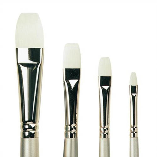 Pro Arte Series 201 Sterling Acrylix Short Flat Brush