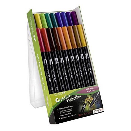 Tombow Dual Brush Pen Set 18pk Primary