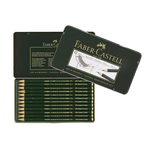 Faber Castell 9000 Pencil Design Set of 12