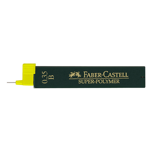 Faber Castell Super-Polymer Pencil Leads 0.35mm: HB