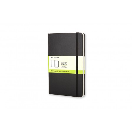 Moleskine Classic Notebook Plain Hard Black Pocket
