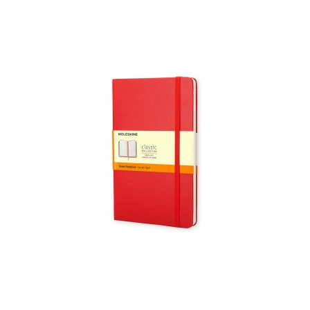 Moleskine Coloured Notebook Hard Pocket Ruled Red