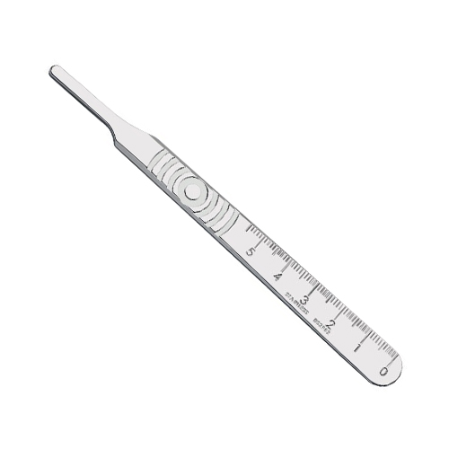 Swann Morton Stainless Steel Surgical Handle No.4