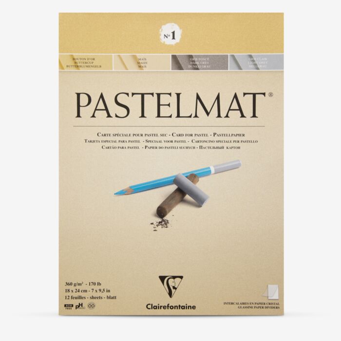 Pastelmat pad n°1 24x30cm 12sh 360g 