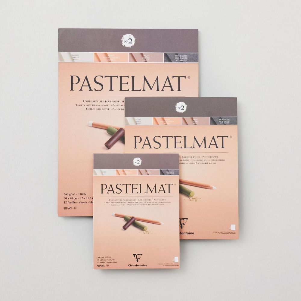 Pastelmat pad n°2 18x24cm 12sh 360g Pastelmat pad n°2 18x24cm 12sh 360g