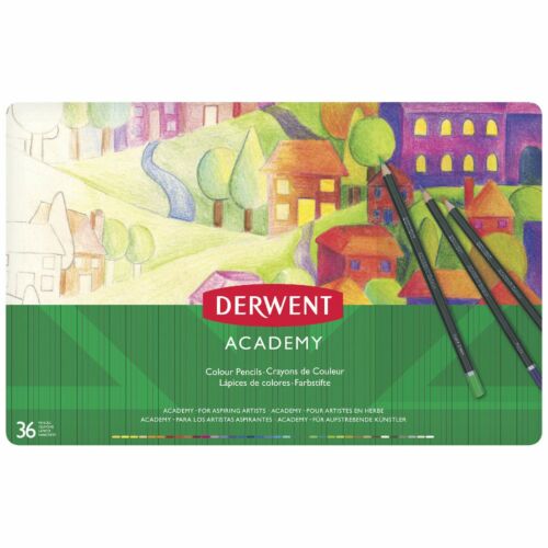 Derwent Academy Colouring Tin Set of 36