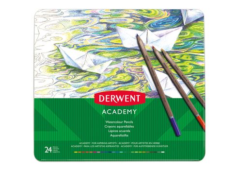 Derwent Academy Watercolour Tin Set of 24