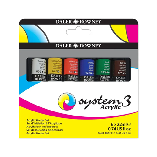 Daler Rowney System 3 Original Acrylic Paint Start