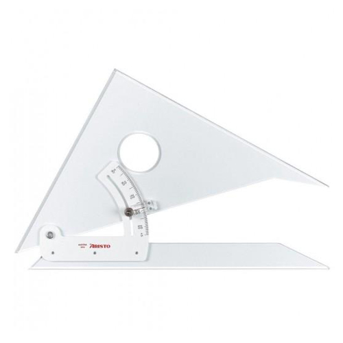 Aristo Adjustable Set Square 10 being used
