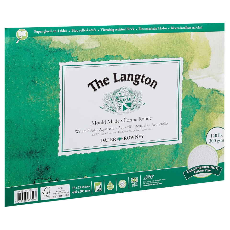 Packshot of a green The Langton pad