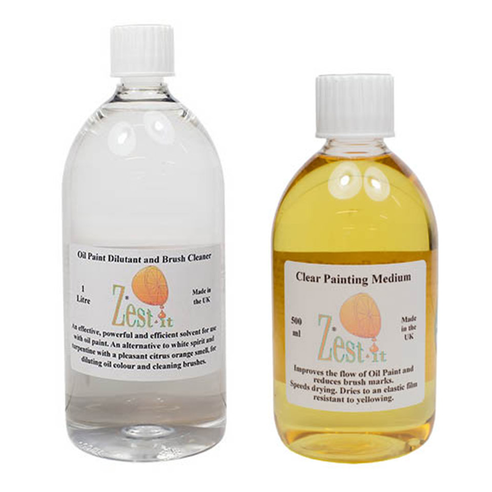 Two bottles of Zest It dilutant and cleaner