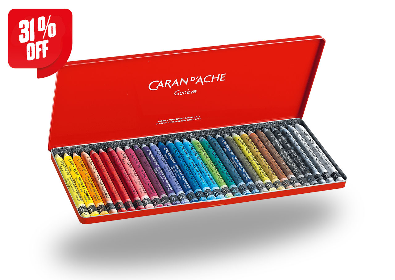 Caran dAche Neocolor II Water Soluble Wax Crayons